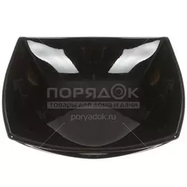Салатник стекло, квадратный, 14 см, Quadrato Black, Luminarc, H3669, черный