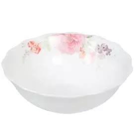 Салатник стеклокерамика, круглый, 13 см, 0.25 л, Роуз, Daniks, HW50