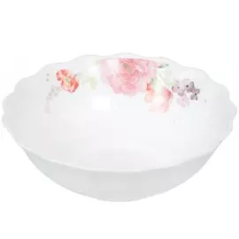 Салатник стеклокерамика, круглый, 15 см, Роуз, Daniks, HW60