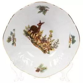 Салатник фарфоровый, 160 мм, Охотничьи сюжеты Олень P1750675JQZU001011 Bernadotte