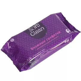 Салфетка влажные Softi Clean, антибактериальная, 60 шт, 38280