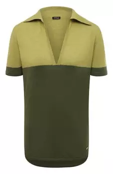 Пуловер изо льна и хлопка Kiton