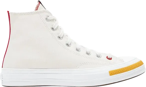 Кроссовки Converse CLOT x Chuck 70 High White, белый