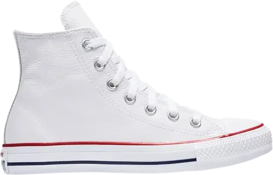 Кроссовки Converse Chuck Taylor All Star Leather Hi White, белый