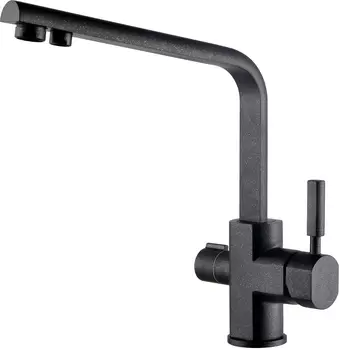 Смеситель для кухни Kaiser Decor 40144-2 черный мрамор