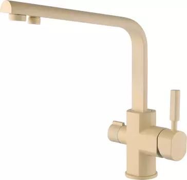 Смеситель для кухни Kaiser Decor 40144-6 с подключением к фильтру бежевый, песочный желтый