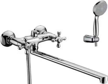 Смеситель для ванны Lemark Standard LM2112C хром, с поворотным изливом