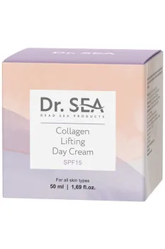 Крем-лифтинг для лица Dr. Sea дневной коллагеновый SPF15, 50 мл