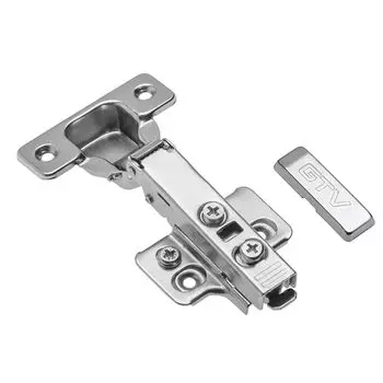 Петля SOLID PLUS накладная самозакрывающаяся, регулировка в 3 плоскостях, без еврошурупа