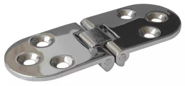 Петля секретерная L80* W30, хром 50141