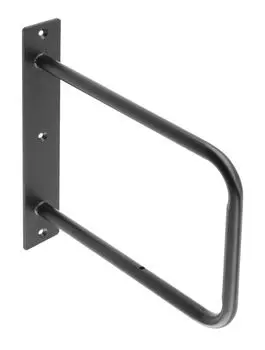 Полкодержатель BELT, 230x220 мм, черный матовый
