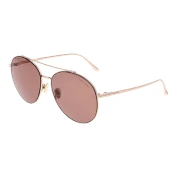 Женские солнцезащитные очки из розового золота Tom Ford