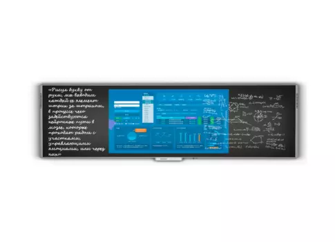 Комбинированный интерактивный комплекс Blackboard 86, 4,3м, 20 касаний, 4/32 Гб, Android 8.0, OPS-С i5/8/256, Документ-камера