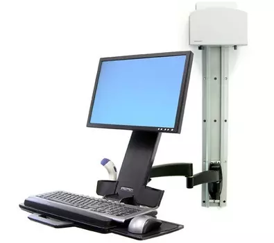 Комбо-крепление ручного типа Ergotron 200 черное (45-230-200)
