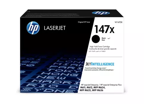 Картридж 147X для LJ M611/M612/M634/M635/M636, черный (25 200 стр.) (W1470X)