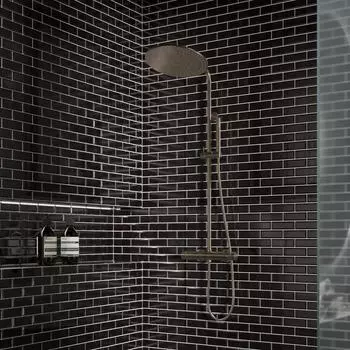 Мозаика керамическая StarMosaic Homework Metro Black Glossy 28.8x29.4 см цвет черный