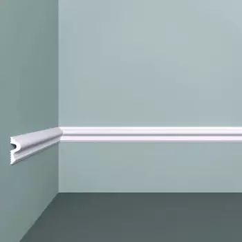 Молдинг потолочный полистирол ударопрочный Bello Deco XPS М 26 белый 9x24x2000 мм