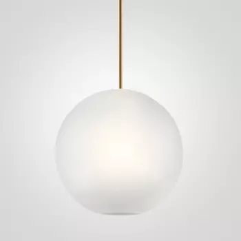 Подвесной светодиодный светильник на штанге Giopato &Amp; Coombes Bolle Bls Lamp White Glass 1 ImperiumLoft 40,2214 (99037-22)