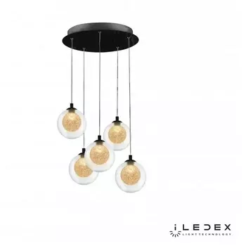 Подвесной светильник светодиодный C4457-5R iLedex Oblivion CR шарики