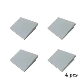 4PCS 6x8 Slope Smooth Building Blocks MOC Compatible 4515 Train Aisle Accessories Bricks Educational Creative Toys For Children