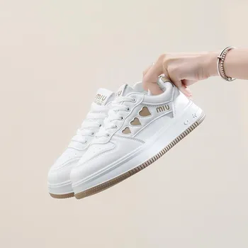 Fashion Fashionable women s shoes, casual and versatile skateboarding shoes, spring and autumn Korean version outdoor running shoes 35