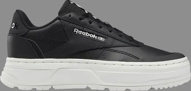 Кроссовки wmns club c double geo 'black chalk' Reebok, черный