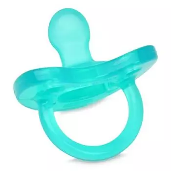 Chicco Physio Soft - Пустышка силиконовая 0-6мес голубая 1шт