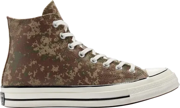 Кроссовки Converse Chuck 70 High Digi Camo - Brown, коричневый