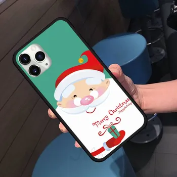 Милый чехол для телефона с Новым годом, Рождественским подарком для iPhone 11 12 pro XS MAX 8 7 6 6S Plus X 5S SE 2020 XR iPhone11