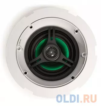 Акустика Current Audio [FIT800FL] 8" в потолок, двухполосная, 40Гц-20кГц, 5-125Ватт, 8 Ом, 89,5Дб, материал вуфера(поворотный) - композитный метапелкс, твитера(поворотный) - шелк с керамическим напылением, FastLoc (92101)