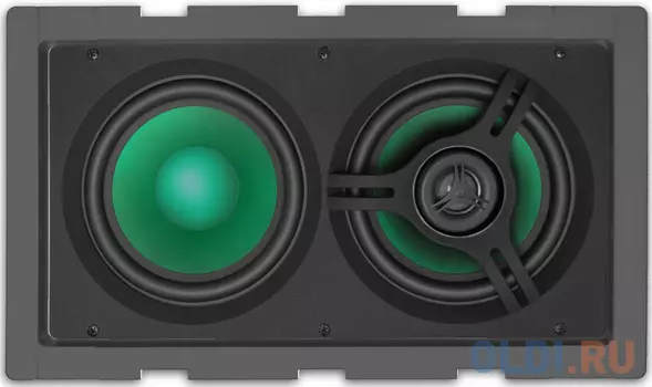 Акустика LCR Current Audio [WSLCR650FL] 6,5" LCR в стены, двойная двухполосная, 42Гц-20кГц, 5-100 Ватт, 8 Ом, материал вуфера - композитный метаплекс, твитера(поворотный) - шелк с керамическим напылением, (1 шт. - 1 место) (92091)