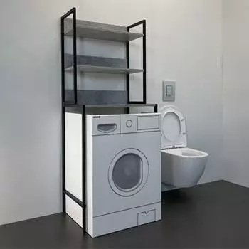 Напольный стеллаж Comforty 65 00-00011164 бетон светлый