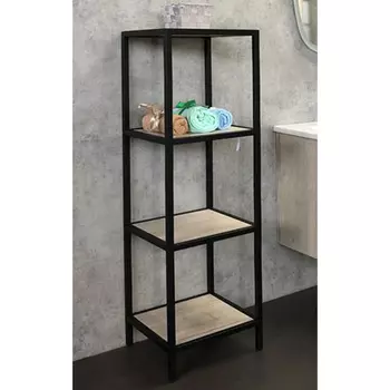 Напольный стеллаж Comforty Мальме 40 дуб дымчатый