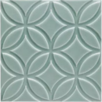Настенная плитка Adex Neri Liso Botanical Sea Green 15X15