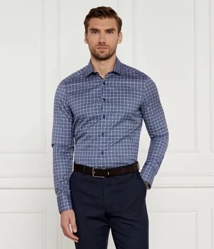 Рубашка Stenstrms Slim Fit, синий