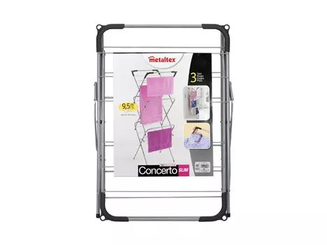 сушилка для белья METALTEX Concertо Slim 9,5м 48х47х129см напольная краш.сталь, пластик