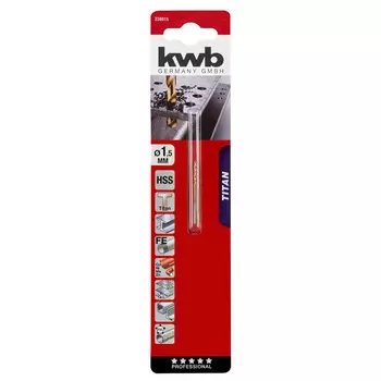 сверло по металлу KWB TITAN 1,5х40мм
