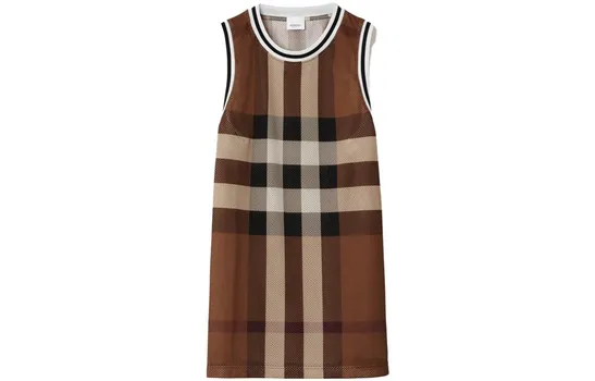 Майка мужская темно-коричневый березовый Burberry, коричневый