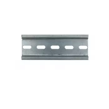 DIN-рейка Rexant 12-8010 10см перфорированная оцинкованная