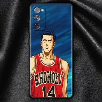 Мягкий черный чехол с рисунком аниме SLAM DUNK для Samsung Galaxy S21 Ultra S20 FE S10 Plus S10e S9 S8 S7 M51 M31, силиконовый чехол для телефона Samsung S7 Edge
