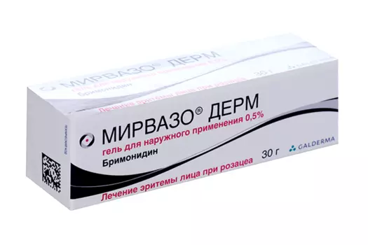 Мирвазо Дерм 0.5%, 30 г, гель для наружного применения