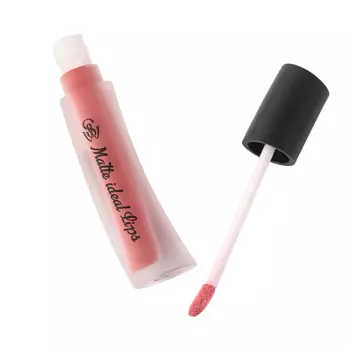 Матовая жидкая помада Matte ideal Lips SHINEWELL, тон 01 (свежий розовый), 4 г.
