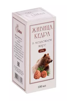 Медвежий жир Лиатон с Живицей кедра, 100 мл