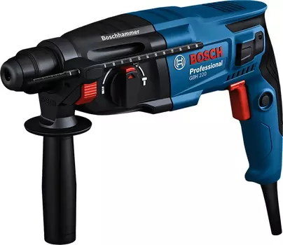 Перфоратор BOSCH GBH 220, сетевой, SDS-Plus, 720Вт, 2 Дж, 2000 об/мин, 4800 уд/мин, пластиковый кейс, 2.3кг (06112A6020)