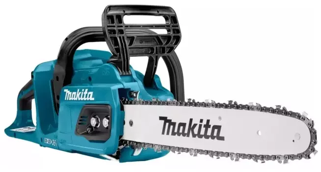 Пила цепная Makita LXT DUC355Z, 1.1 кВт, бесщеточный, шина 35 см, шаг 3/8 дюйма, аккумуляторная, 18 В, Li-Ion, емкость топливного бака 400 мл, 4.7 кг, без АКБ и ЗУ (DUC355Z)