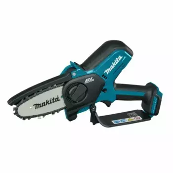 Пила цепная Makita UC100DZ, 210 Вт, бесщеточный, шина 10 см, шаг 0.325 дюйма, аккумуляторная, 12 В, Li-Ion, 1.6 кг, без АКБ и ЗУ (UC100DZ)