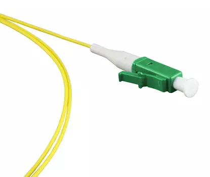 Пигтейл Hyperline, LC/APC, одномодовый, 9/125, OS2, одинарный, 1 м, LSZH, желтый (FPT-B9-9-LC/AR-1M-LSZH-YL)