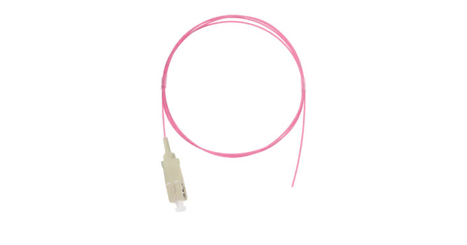 Пигтейл NIKOMAX, SC/UPC, многомодовый, 50/125, OM4, одинарный, 1м, розовый, LSZH, 2шт (NMF-PT1M4C0-SCU-XXX-001-2)