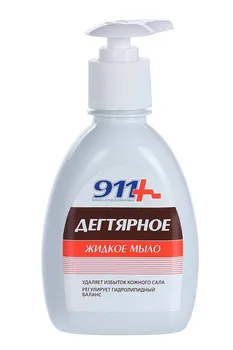 Мыло жид 911 дегтярное, 250 мл