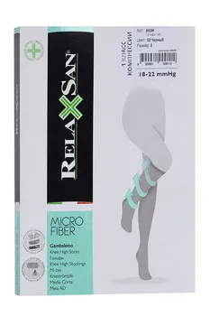 Гольфы RELAXSAN Microfiber 1 класс компрессии 140 ден 850М черный р 2, пара